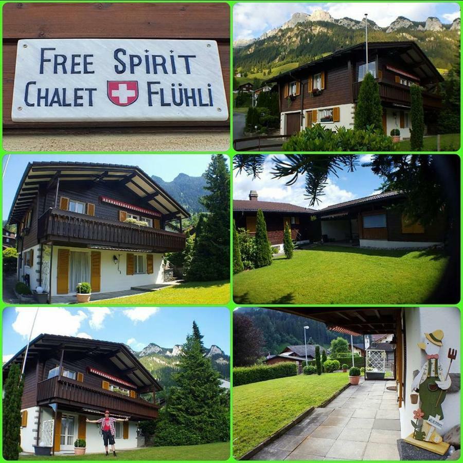 Free Spirit Chalet Fluehli Luaran gambar